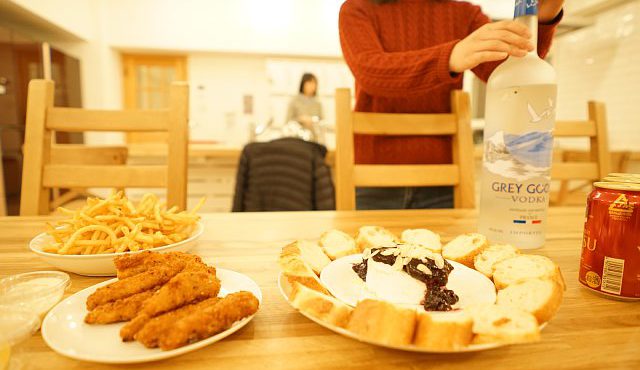 お料理とウォッカ